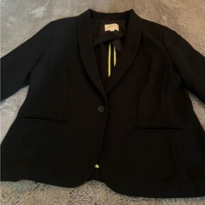 LOFT Black Tailored Women's Blazer Excellent